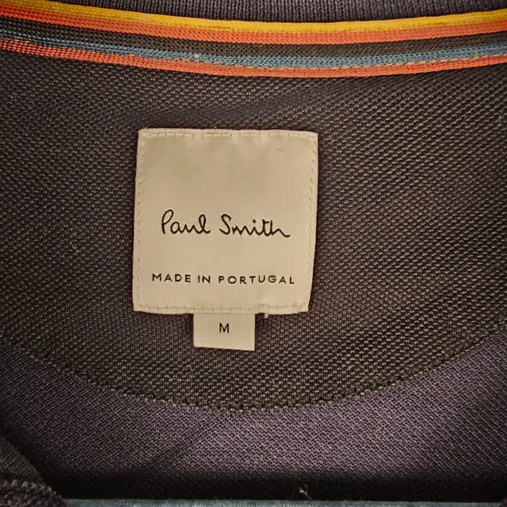 Paul Smith Mens‎ Navy Dog Short Sleeve Polo Golf Shirt Medium